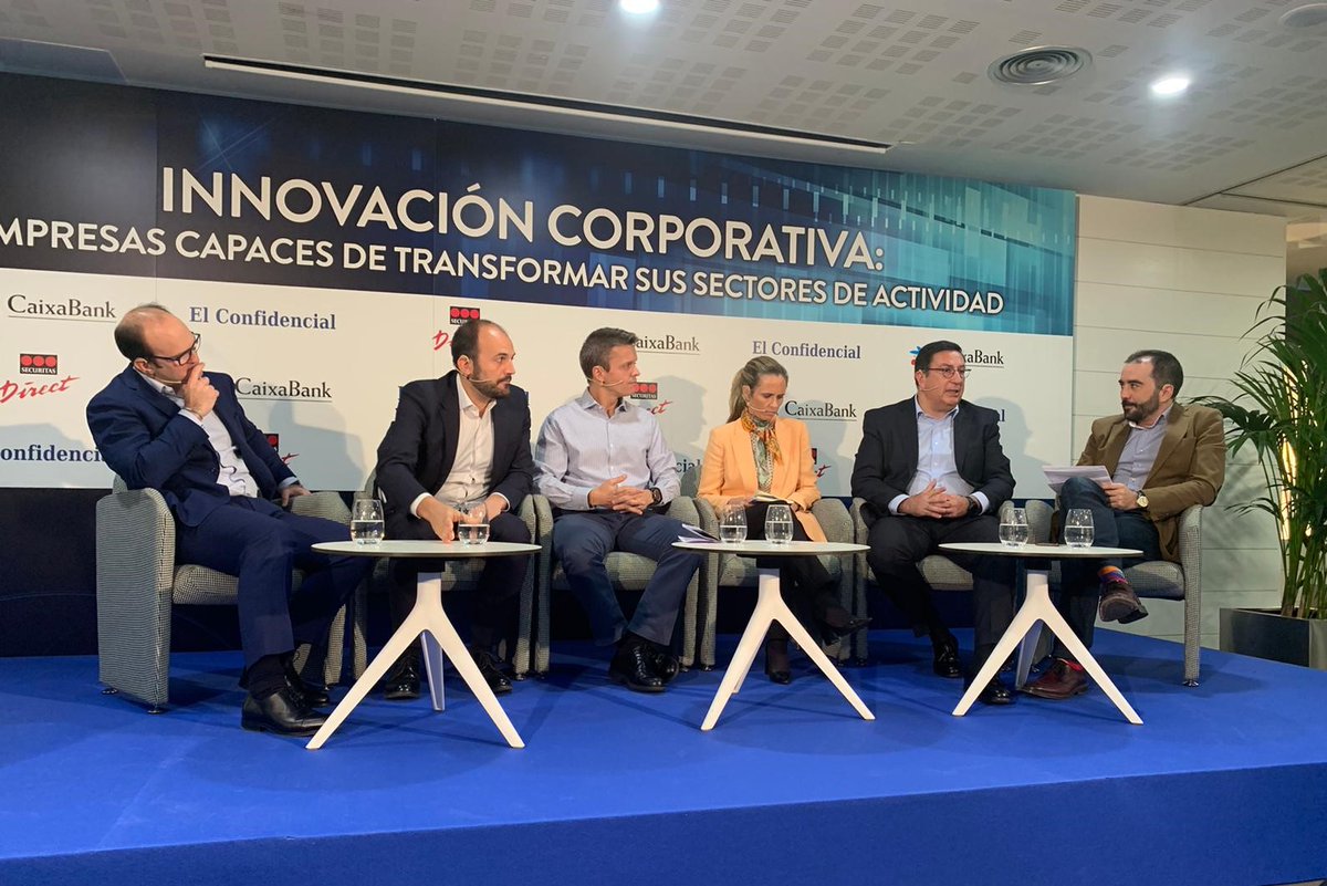 GrupoElecnor's tweet photo. Nuestra Directora de Desarrollo Corporativo, Úrsula Albizuri, se encuentra en el foro organizado por @elconfidencial, de la mano de @caixabank y @securitasdirect, compartiendo nuestro punto de vista sobre la innovación corporativa. #ECInnovacionCorporativa https://t.co/Pqokxc1JAm