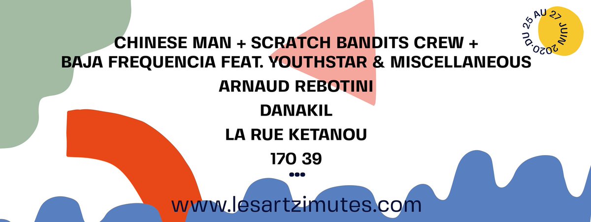 Programmation des #ArtZi2020 🌻