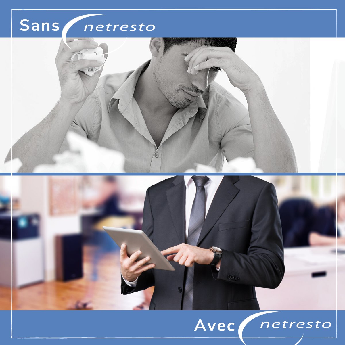 Pour la gestion de votre restaurant optez pour la solution
▷ zéro papier
▷ zéro perte de temps
▷ zéro stress

▶︎ netresto.com ◀︎

#FoodTech #Restaurateurs #CHR