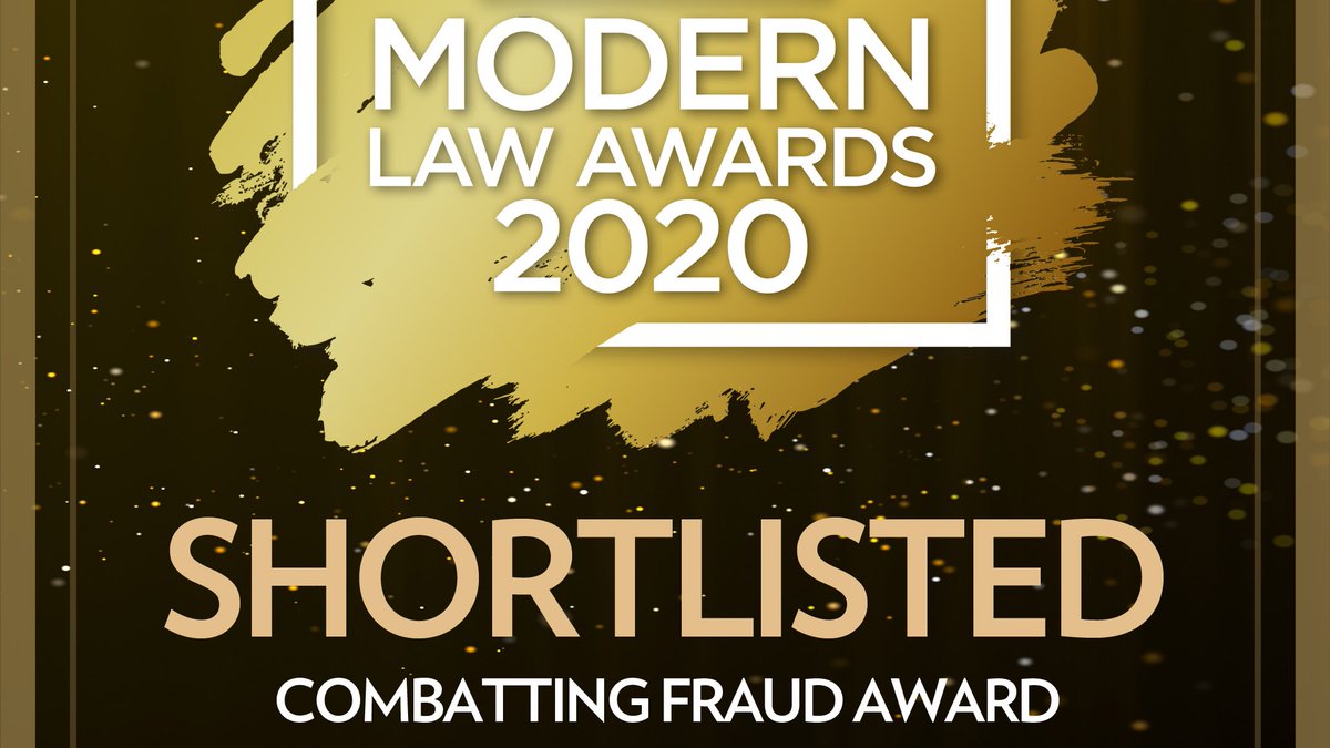 ModernLawMag's tweet photo. Combatting Fraud Award ... SPONSORED by @Price_Bailey 
 
Good Luck to the shortlist... 
@Estaterisq
@netwatchglobal
@shieldpay 
@SmartSearch
@TealCompliance
@Thirdfort
 
GOOD LUCK! #MLAwards20 https://t.co/4SKYfut9Zz https://t.co/fGYZznXFwf