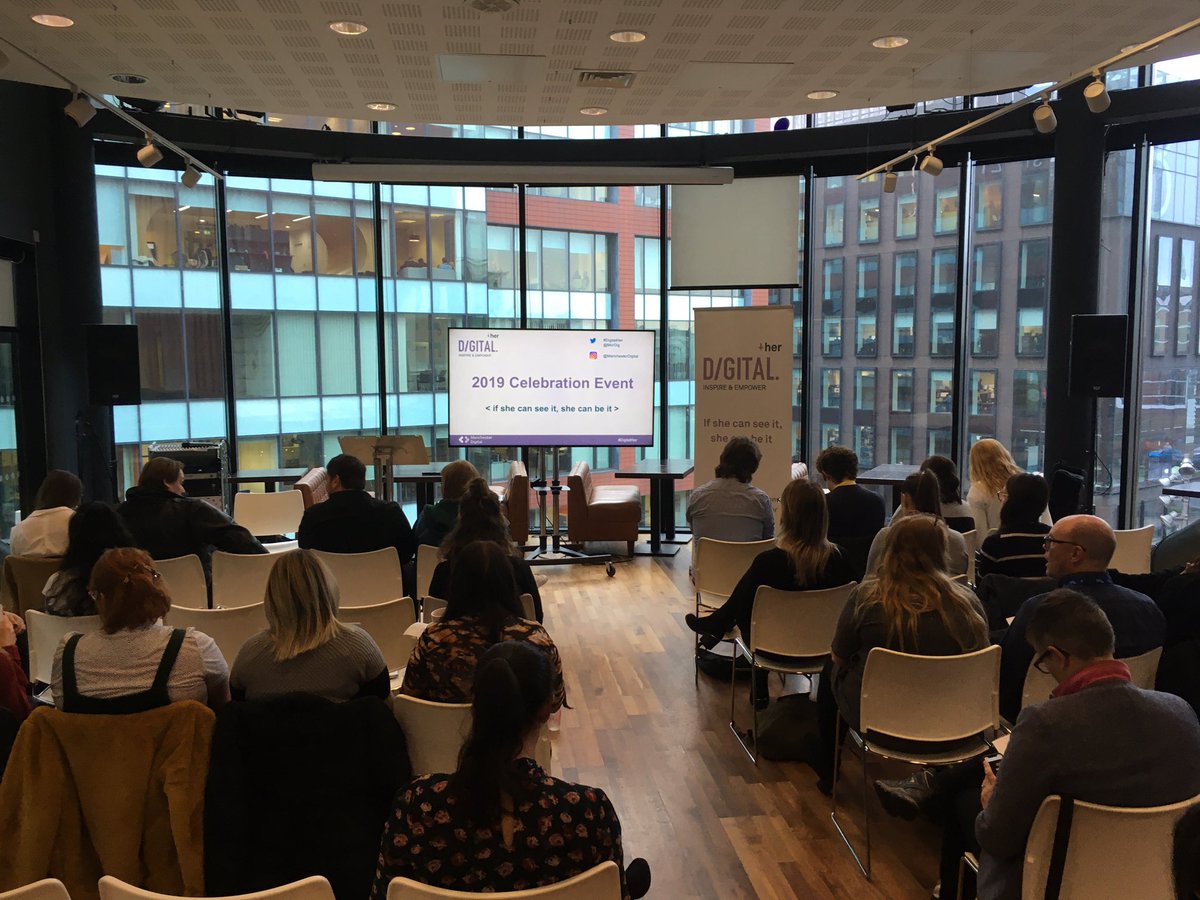 Manchester Digital (@mcrdig) on Twitter photo Welcome to the celebration event for #digitalher.
Over the past 12 months, alongside our sponsors, we've empowered lots of young women, inspiring them to aspire for a place in our industry.
Today we'll revisit what's been achieved and launch some exciting new initiatives too. Welcome to the celebration event for #digitalher.
Over the past 12 months, alongside our sponsors, we've empowered lots of young women, inspiring them to aspire for a place in our industry.
Today we'll revisit what's been achieved and launch some exciting new initiatives too.