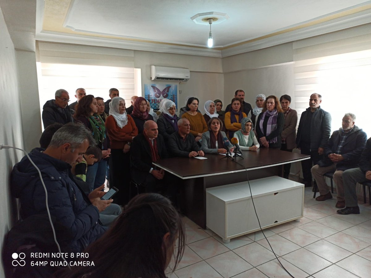 22.01.2020 tarihinde dernek binamızda hasat tutsaklara ve cezaevlerinde yaşanan işkenceyi de aşan ve tutsakların yaşamına yönelik hak ihlallerini protesto etmek ve kınamak için  basın açıklaması