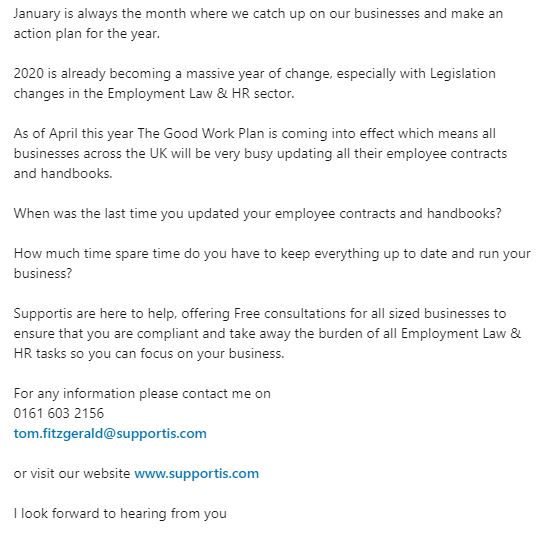 TomSupportisHR1's tweet photo. Good Morning Everyone and Happy Wednesday!
Calling all UK Businesses - Employment Law Changes Coming April 2020
Are you up to date?
#HR #employmentlaw #goodworkplan #employee #employeecontracts #legislationchanges #humanresources #getintouch #supportis #2020 https://t.co/TTp3SZZdb8