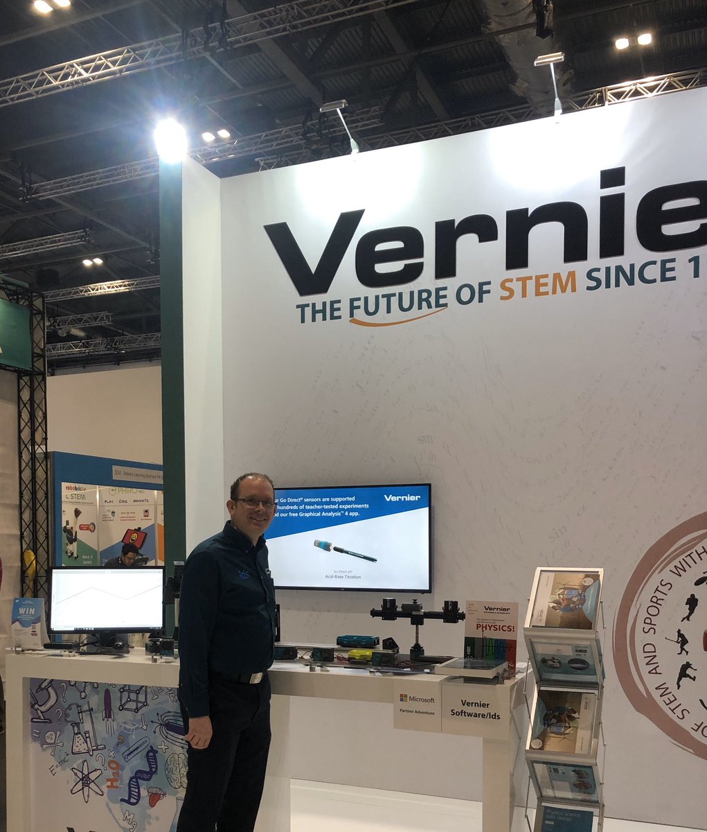 The Bett Show is now open. Come and visit stand SB40. Play beat the keeper. <a href="/VernierST/">Vernier Science Education</a> #Bett2020 #edtech
