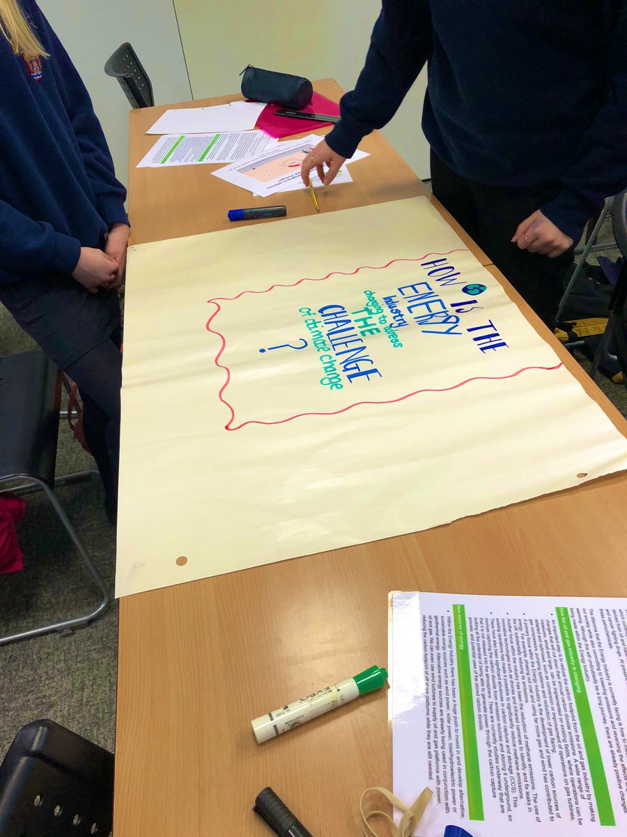 HHAcadScience's tweet photo. S1 pupils getting stuck in with their first workshop on climate change at the ‘Heroes of Tomorrow’ event @TechFestNews #climatechange #globalwarming #communication #employabilityskills #STEM https://t.co/gL55oqDUfM