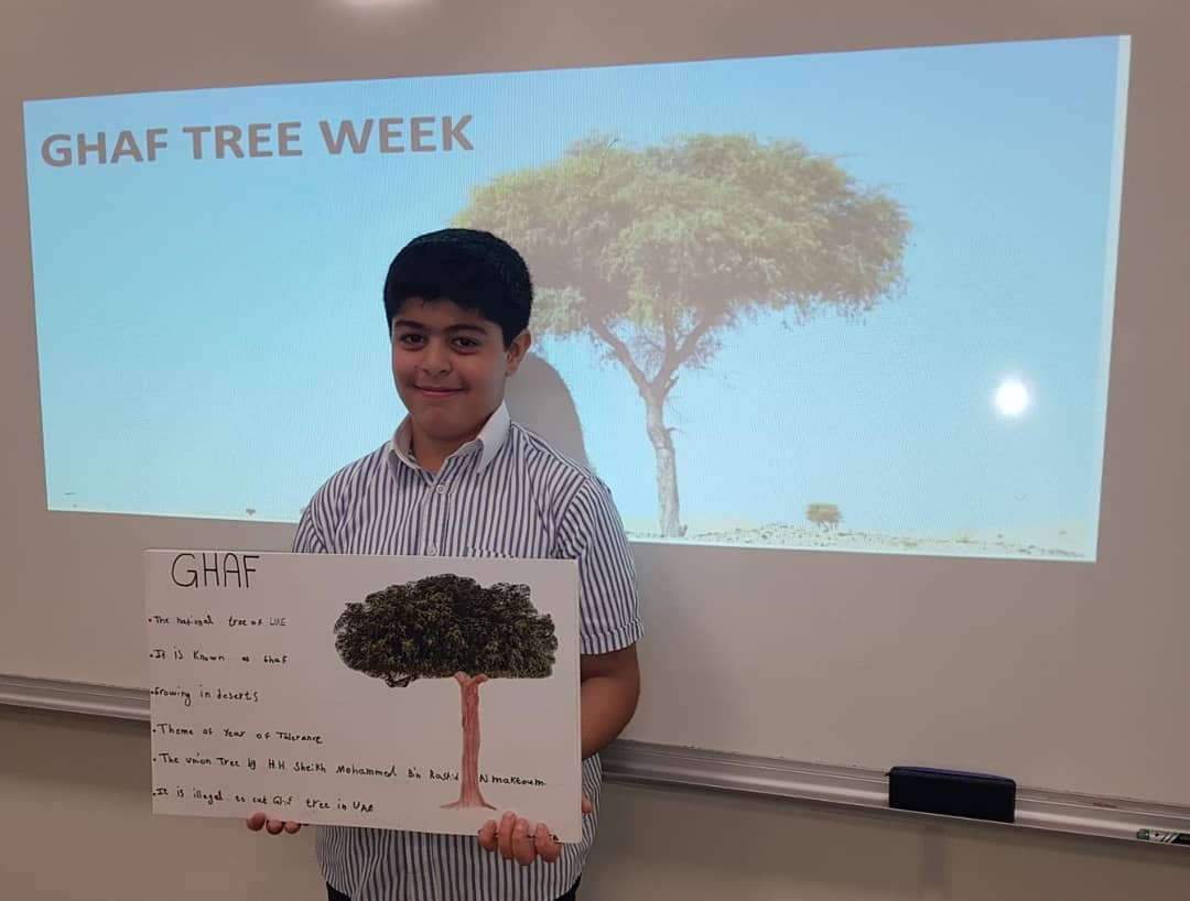 MawakebKawaneej's tweet photo. Prosopis cineraria, known as Al Ghaf, the evergreen tree of the desert.
Today, our sts take the opportunity to highlight the importance & richness of the UAE national tree.
#Alghaf #faunaAndFlora @KHDA https://t.co/uKJLFkHj8A