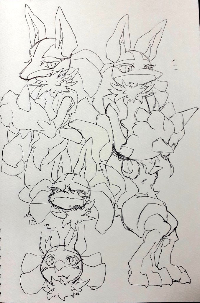 転がりながらスケブに描いてたやつ
インエスちゃんはいいぞ 