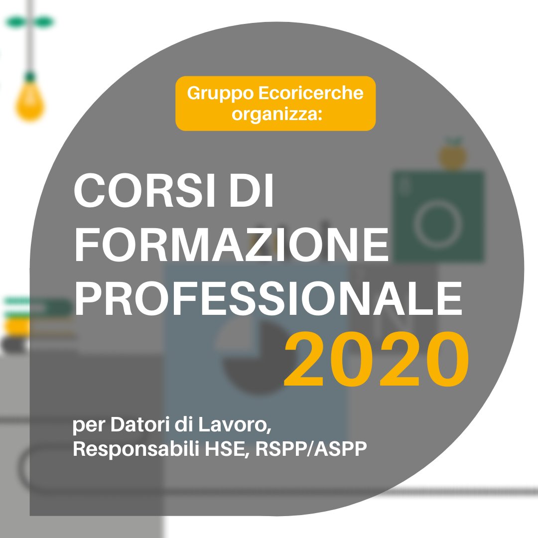 ecoricerche's tweet photo. Ecoricerche Informa 01/2020 - https://t.co/MswxUjSnSC
Corsi di Formazione Professionale 2020 - https://t.co/OGIYCEwD8a https://t.co/fr1VOVCL7y