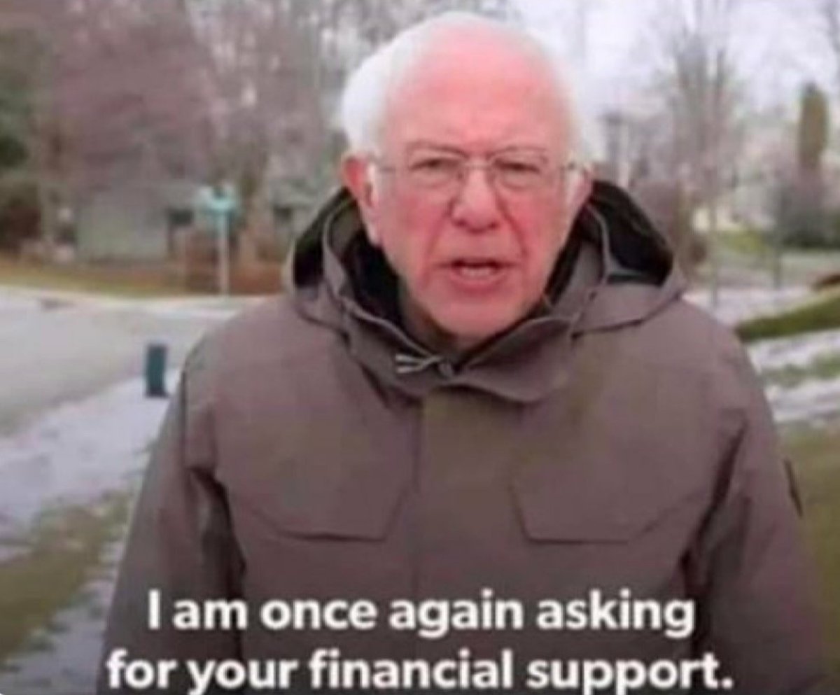 I am once again asking for your financial support