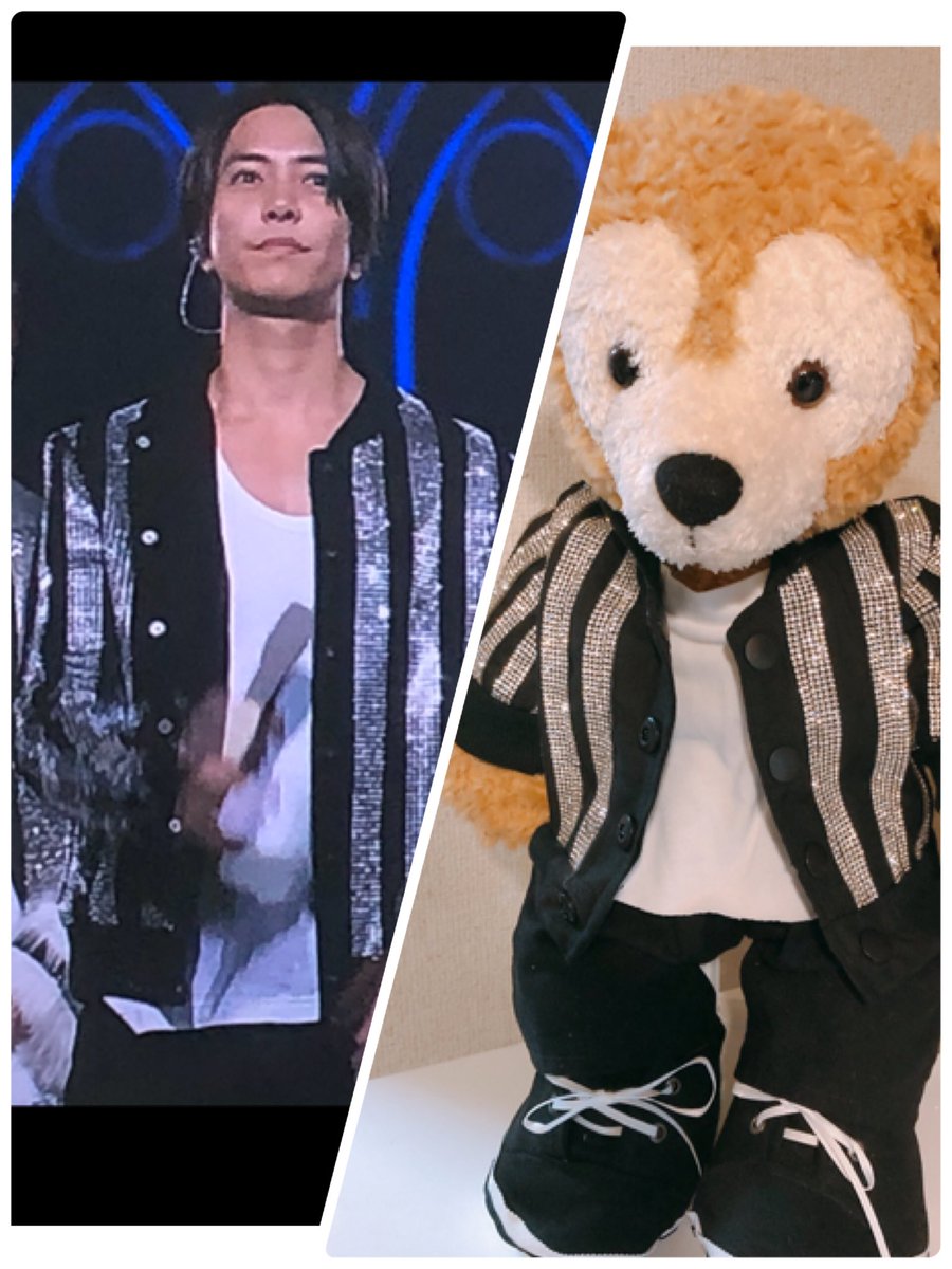 O Xrhsths Yumiko Sto Twitter かなり久しぶりですがダッフィーの衣装作りました カウコンの時のお衣装です やまぴーもお衣装もキラキラ ﾟ ﾟ 山下智久 ダッフィー カウコン