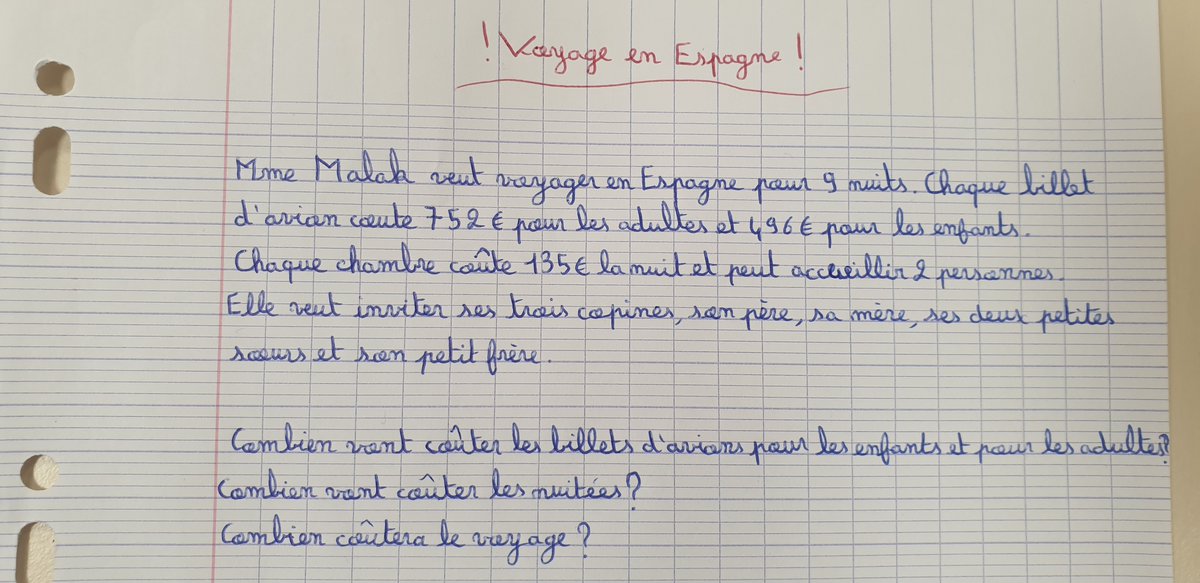 CM1BDaudet's tweet photo. @Cm2Amersultan
#problèmeN5
#OSUIPédagogie
#Cycle3
#Twittmaths
#classe_scribe https://t.co/3hV9r9yBPe
