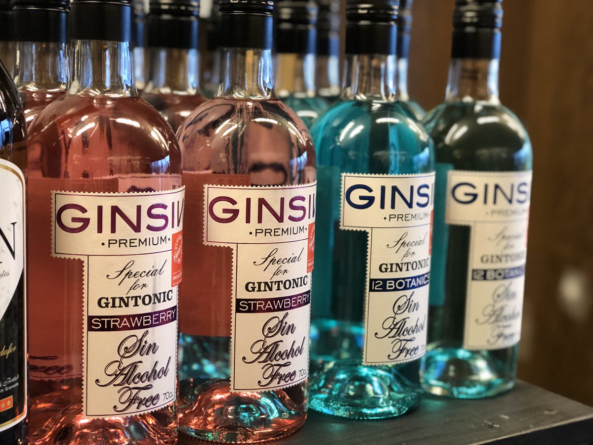 wijnblad's tweet photo. Nieuwe in ons assortiment. Alcohol vrije Gin. https://t.co/q3wbKtrqKG