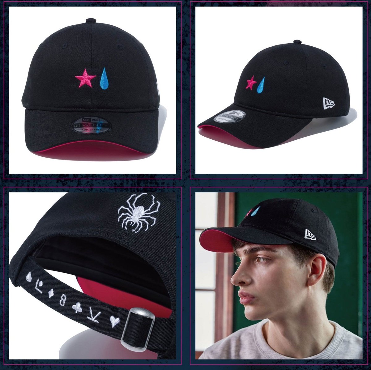 NEW ERA HUNTER×HUNTER クロロ　hunter×hunter 9TWENTY HUNTER×HUNTER ハンター×ハンター クロロ ブラック