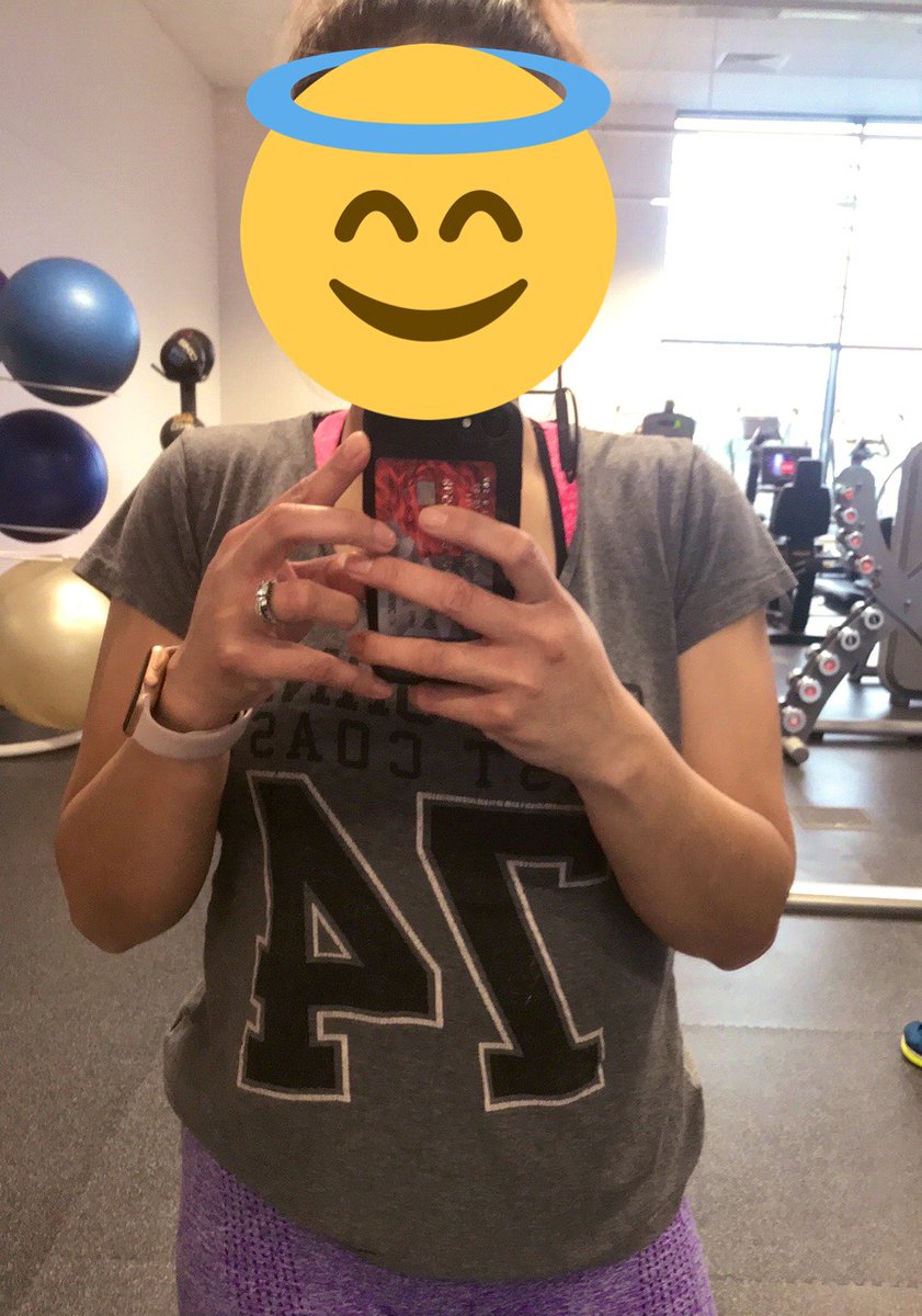 Mariafeda's tweet photo. Went to the gym alone for the first time. Dunno what the fuss was all about. Loving this new year, new me malarkey so far. 😗Loads of firsts this year. I'll leave you with that and as always... #bossinlife bitch! https://t.co/tmTftSsQkq