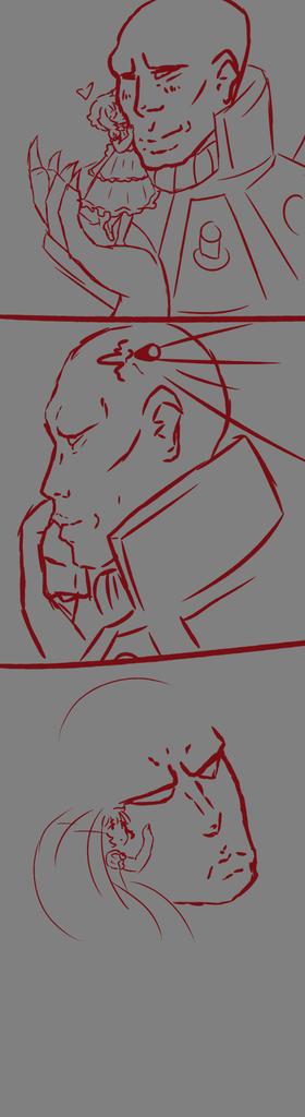 McChipyArt's tweet photo. Doodle I won't finish
Having a cutesy moment with clawy outside-
Someone shoots him! (Or was it aimed at me..?!)
Clawy be looking at him, WHAT A DISRESPECT!
While I'm hugging his face, Please don't hurt my love!
#myart #mcchipyart #residentevil #occlaw #tyrant #sizedifference https://t.co/muoE9VGrq0