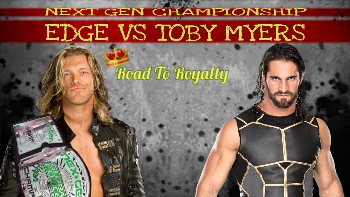 ThisIsExcelProW's tweet image. Announced by The Rock a few weeks ago, Toby Myers will get his Next Gen Championship rematch against Edge!