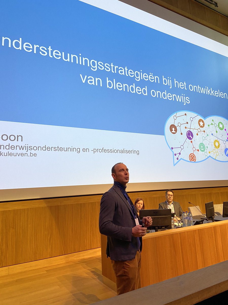 Salentina_in_NL's tweet photo. Morning session part one with Tim Boon @KU_Leuven 
Jasper De Cnuydt , Groep Activo, Activerend Onderwijs @UGentDA and 
Iwan Wopereis @OU_Nederland at the Flemish day of Education organized by @EADTU https://t.co/72vu1EooTW