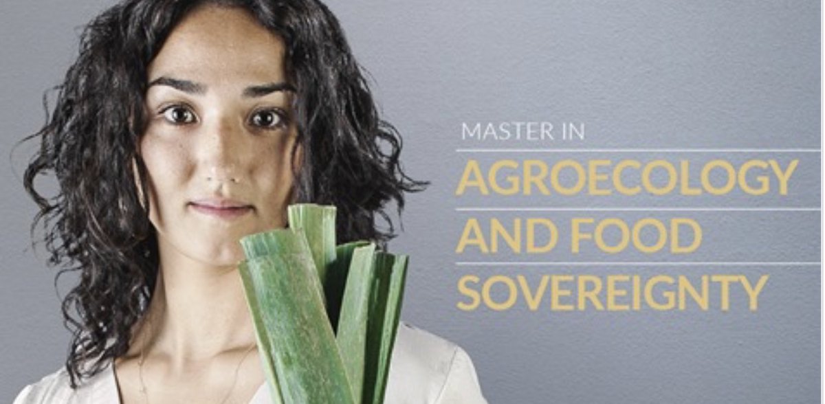 Master in Agroecology and Food Sovereignty
APPLY NOW! 
unisg.it/corsi-iscrizio…
#nextfoodproject #horizon2020 #unisg <a href="/EU_Commission/">European Commission</a> <a href="/EU_H2020/">Horizon 2020</a>