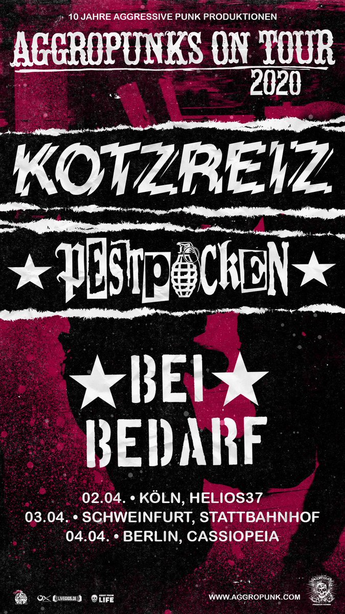 Bei_Bedarf's tweet photo. Im April ❤️ @aggropunk  #kotzreiz #pestpocken #köln #schweinfurt #berlin #deutschpunk https://t.co/RdJybyWMqR