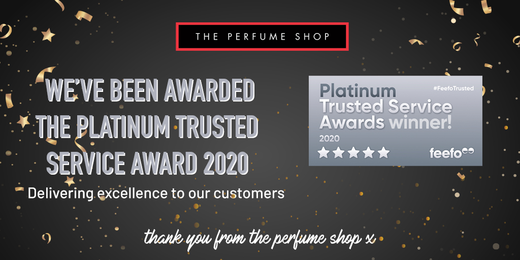 ThePerfumeShop's tweet photo. We're excited to announce that we've been awarded with the Feefo Official Platinum Trusted Service Award 2020!
Thank you to each one of you who took time to leave us a review. 👏
#FeefoTrusted https://t.co/Qp6yuqXkvc