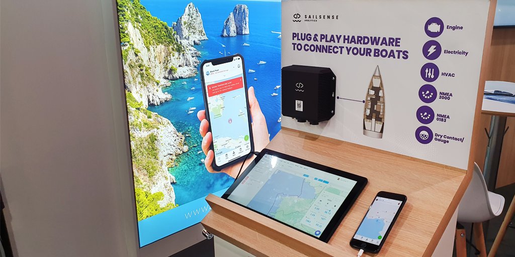 sailsense_boats's tweet photo. We are waiting for you at the BOOT Düsseldorf boat show @nonstopboot in Hall 13, Stand D.56! Come and learn about our smart boating assistant 🛥️#innovation #smartboating #boatmonitoring #sailsense #boatshow #dusseldorf https://t.co/WN4xsiplDn