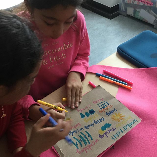 AISRESSTEM's tweet image. Today our Kg2 class participated in a cross-grade level activity. We demonstrated our understanding of how meteorologists help our community!