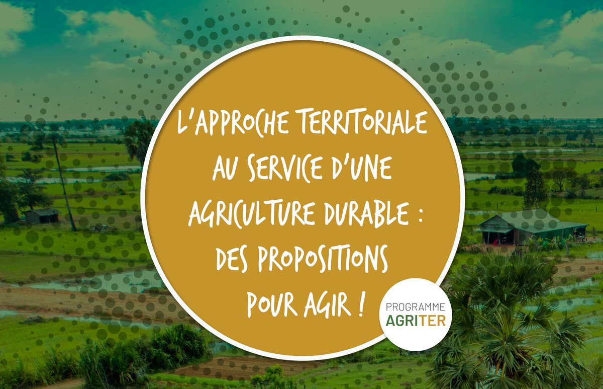 Agrisud_ONG's tweet image. 🗓29/01 #Événement @Agrisud_ONG &amp;amp; @AFD_France pour la sortie du guide #Agriculture et Dynamiques de #territoires d’#Agrisud : méthodes, outils et bonnes pratiques pour favoriser le développement d’une agriculture durable 👉bit.ly/2ReGyl2

#Agroécologie #GuideTerritoires