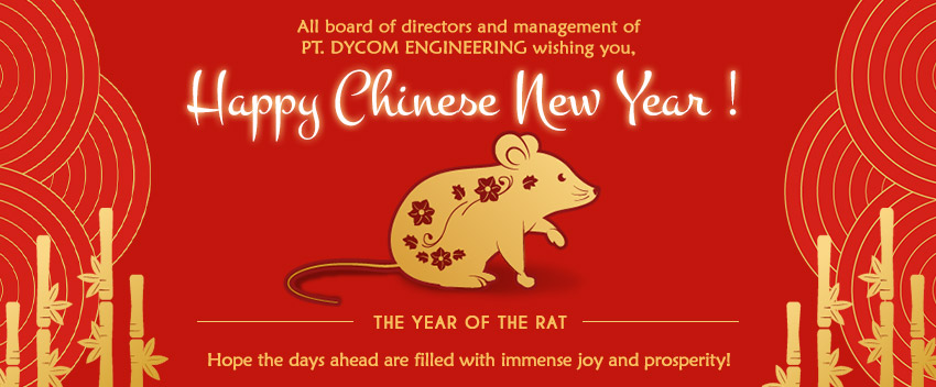 dycomjakarta's tweet photo. All board of Directors and Management of PT Dycom Engineering wishing you : Happy Chinese New Year ! https://t.co/ecATzVmZVb