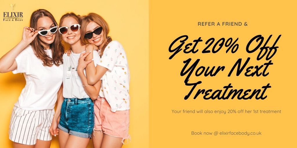 Elixir Face & Body (@elixirfacebody) on Twitter photo Amazing Deal! Refer a Friend and Get 20% Off on your next Beauty Treatments! <a href="/kimberleyshair/">kimberleyshairstudio</a>
Book Now! Visit bit.ly/2YSIDFt
#BeautifulLashes #EyelashExtensions #BestBeautyTreatment
#JanuaryPromo #BeautifulBrows #Treatment #Promos #Eyelashes Amazing Deal! Refer a Friend and Get 20% Off on your next Beauty Treatments! <a href="/kimberleyshair/">kimberleyshairstudio</a>
Book Now! Visit bit.ly/2YSIDFt
#BeautifulLashes #EyelashExtensions #BestBeautyTreatment
#JanuaryPromo #BeautifulBrows #Treatment #Promos #Eyelashes
