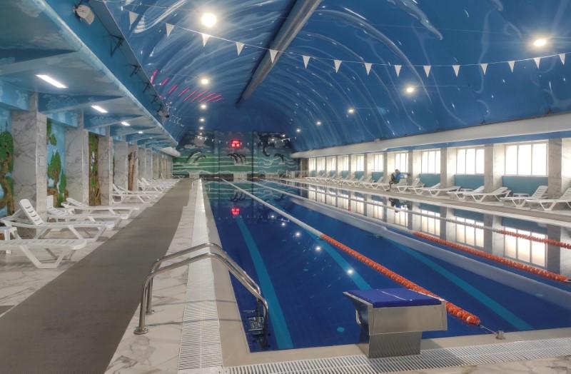 Reuters's tweet photo. Biggest swimming pool in Russia's Muslim south bans women, causing outcry https://t.co/NIy6lqYmnx https://t.co/tEV8zuSpvP