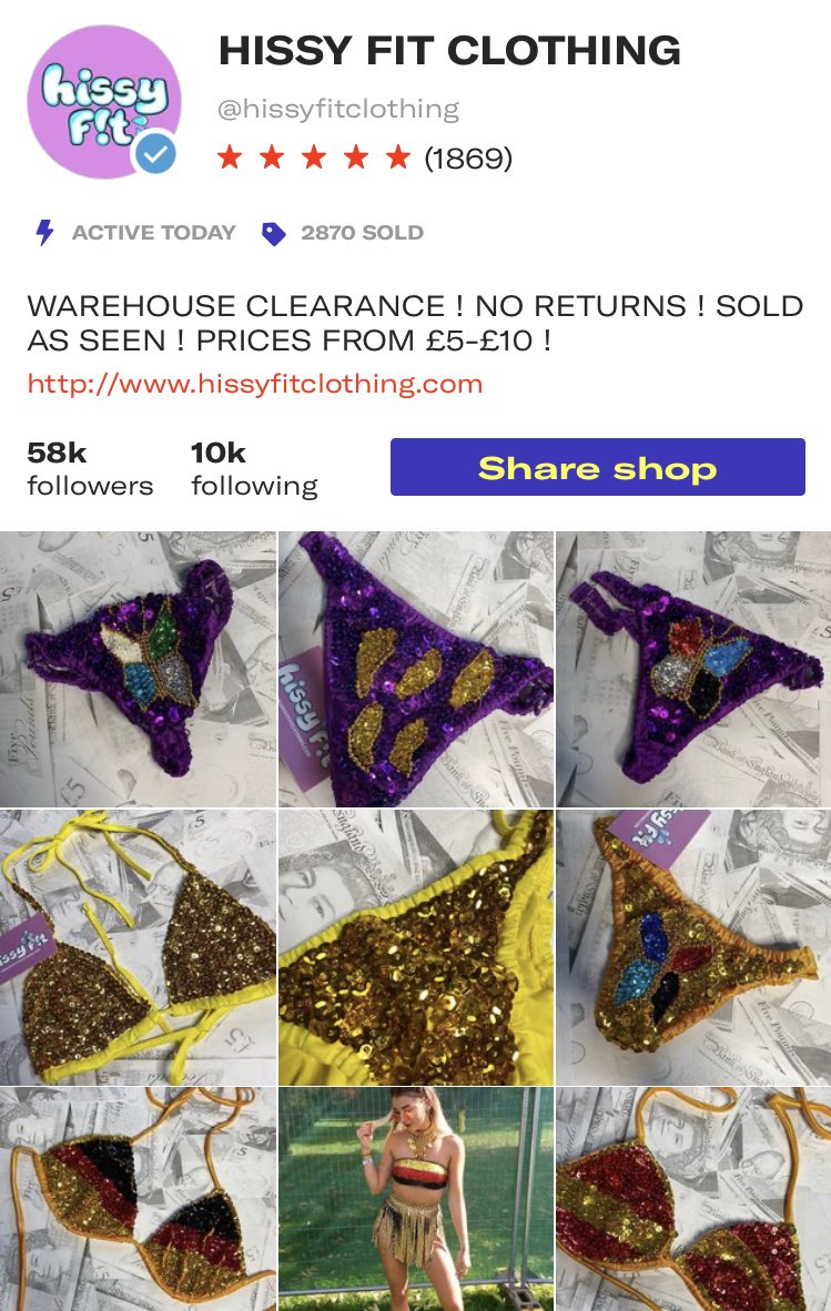 shophissyfit's tweet photo. WAREHOUSE CLEARANCE ON OUR @depop RIGHT NOW β¨ LOTS OF SEQUINSSSS & LOTS MORE TO COME π¦ https://t.co/q3KEABqg3q #depop #sequinbikini #sequinthong #ibiza #ibizabikini #hissyfitclothing https://t.co/AUdcKp117f