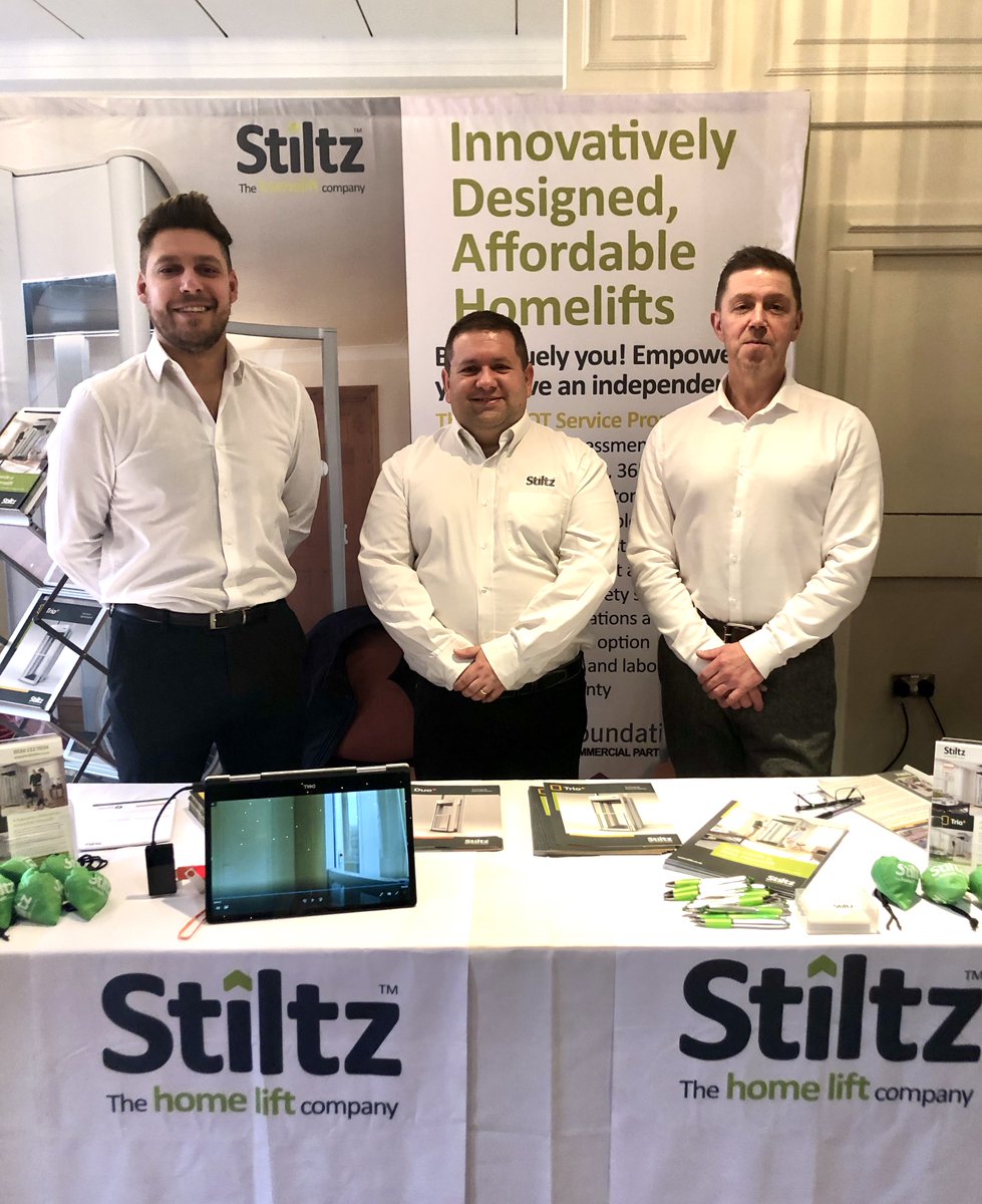 StiltzLifts's tweet photo. We're all set up @ukotac Midlands! Pop by and see our friendly team at Stand 13!

#OTACMidlands #OTAC #Stiltz #HomeLifts #IndependentLiving #Mobility #Accessibility https://t.co/YJbla7qfNN