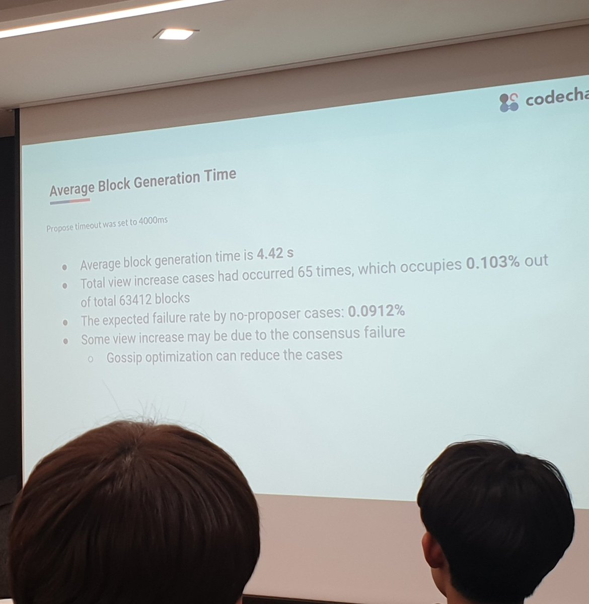 dogemos's tweet image. Impressive performance stats on initial implementation (proposer timeout @ 4000ms)