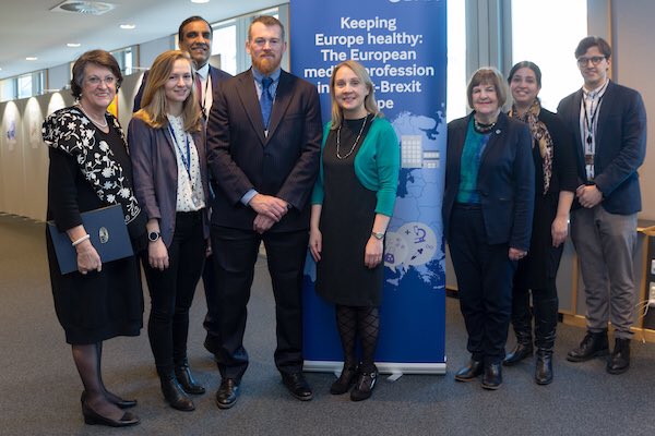 TheBMA's tweet photo. Thanks to everybody who attended the launch of ‘Keeping Europe healthy: the medical profession in a post-Brexit Europe’ in the European Parliament yesterday https://t.co/m8ozwE2vnx