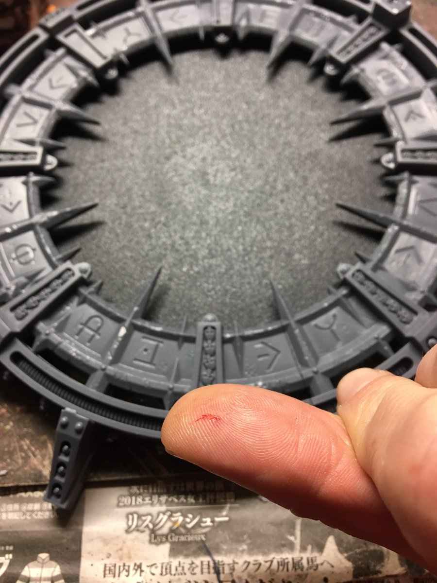wackostracko's tweet photo. An accidental blood offering to the Lord of Skin and Sinew #Necromunda #corpsegrinders https://t.co/F988RmFMgX