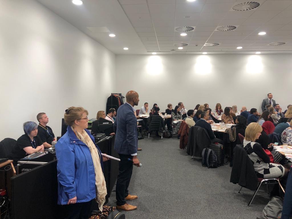 Mpmok's tweet photo. Fantastic interactive session at #BOMSS2020  training day. Thought provoking discussions and sharing experiences across different services https://t.co/hzGnq93HBO