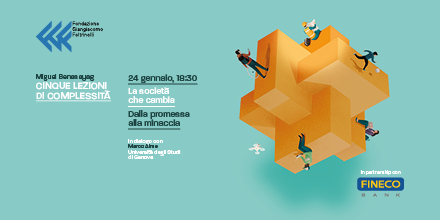 FondFeltrinelli's tweet photo. Venerdì #24gennaio alle 18.30 in @FondFeltrinelli inizia il viaggio di Cinque Lezioni di #complessità con #MiguelBenasayag, con lui #MarcoAime e #MarcoBalzano per approfondire le rivoluzioni antropologiche che ci stanno cambiando #5LC @feltrinellied @laeffetv https://t.co/nOvwmiQFtS