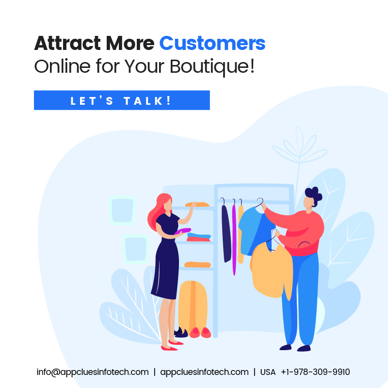 appcluesinfotec's tweet photo. Attract More Customers for Your #BoutiqueStore With @appcluesinfotec!!
AppClues Infotech builds your #MobileApp for your #boutique #store which helps to attract more #customers online to your store & grow your #onlinebusiness to the next level.
Visit: https://t.co/eGehmr3N2P https://t.co/6SGxhTT7M3