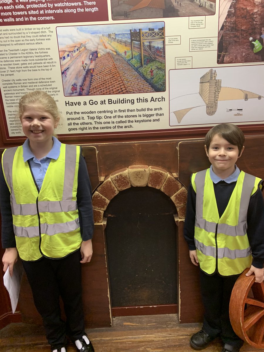 StBernardsep's tweet image. There is lots of building going on @cwacmuseums We have a successful arch built and currently an amphitheater is under construction #stbHistory #Romanstudy