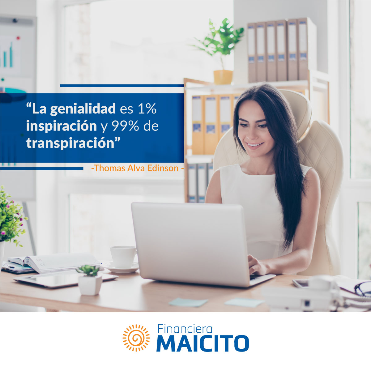 F_Maicito's tweet photo. Esfuérzate y trabaja por tu negocio, es la única forma de alcanzar el éxito. #FrasesMaicito https://t.co/bjXYmTi9cS