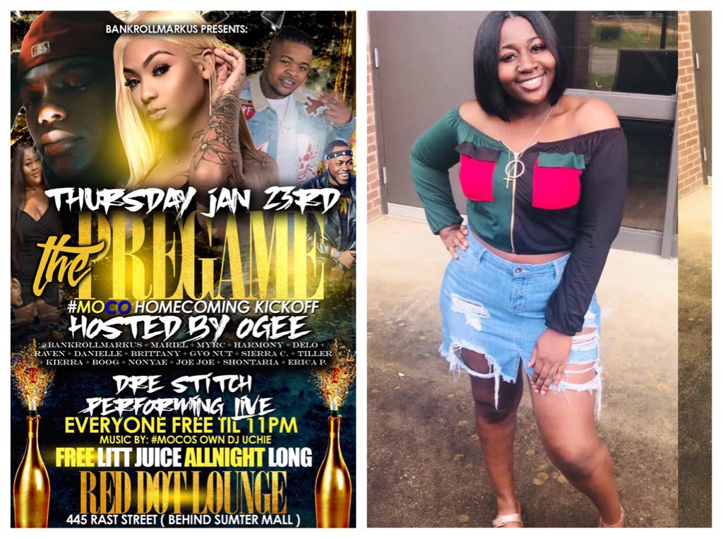 IamJDarrell's tweet photo. Morris College Homecoming Kick Off 🔥
T H U R S D A Y . EVERYONE FREE TIL 11.

THURSDAY 🔥‼️🔴
🗣 EVERYONE FREE TIL 11 

🔴🔴🔴 RED DOT RED DOT 🔴 🔴🔴
#MOCO20 #MOCO21 #MOCO22 #MOCO23 https://t.co/Gz4qnVYsXu