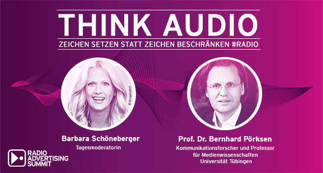 radio_ad_summit's tweet photo. Unser Keynote-Speaker Prof. Dr. Bernhard Pörksen von @uni_tue wird auf dem Kongress am 23. April die aktuellen Herausforderungen für Medien und Werbewirtschaft aufzeigen. Moderiert wird Barbara #Schoeneberger. Wir freuen uns! Infos und Anmeldung: https://t.co/6iMHG9NzPH 
#RAS20 https://t.co/81ra4pLnfU