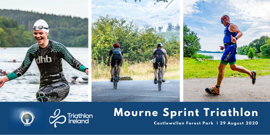⚠️RACE ANNOUNCEMENT⚠️
The fabulous Mourne Sprint Triathlon will take place on Sat 29th August 2020.

Swim in the clear waters of Castlewellan lake, bike on closed roads with views of the Mournes &amp; run around the lake in the stunning Castlewellan Forest Park! 

#MourneTri