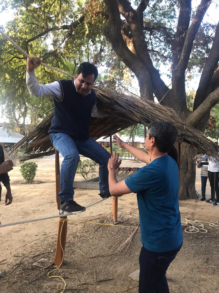 Sita_India's tweet photo. Swinging from one rope to the other, here are some of our team members currently at Samode Bagh in Jaipur, participating in a training session called Excalibur.
#comeexplorewithus #travel #India #indiawithsita2020 #samodebagh @Samode_Hotels https://t.co/zC7wyGkt5I