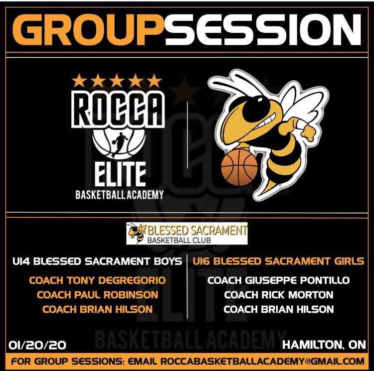 Roccabasketball's tweet photo. Thank you to two great Hamilton basketball programs @BSYJBasketball and @HamiltonCeltics for having @MRocca10 out for great group sessions. Hamilton basketball has historically been excellent and it starts with great youth coaches who give their time for development! https://t.co/Af1Y2naVLe