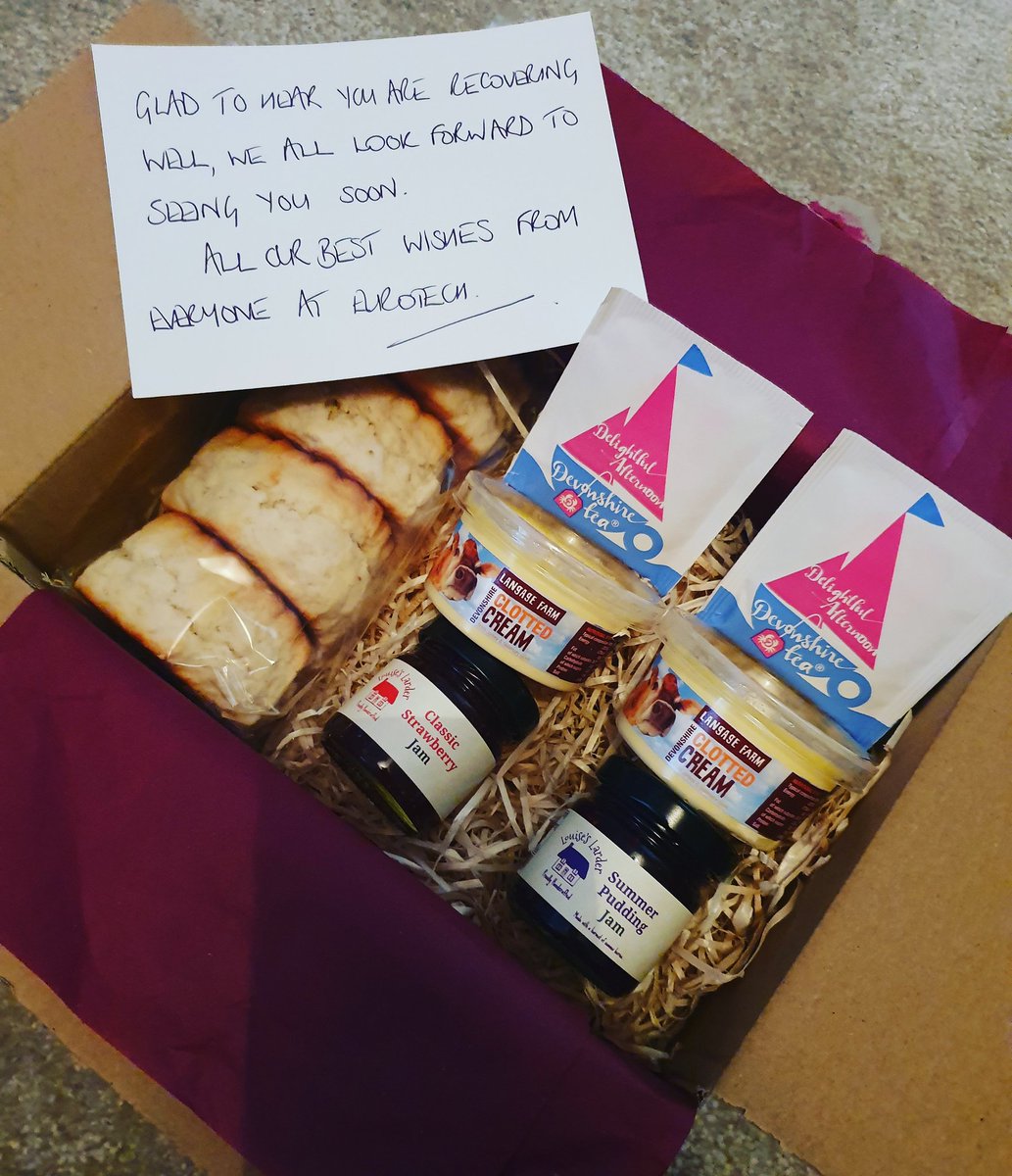 A very heartfelt thankyou to my collegues and friends at Eurotech for a very kind and thoughtful gift ❤
The support I have from my Employer is incredible so being able to go back to work is a huge part of my recovery focus
#creamteabypost #mybraintumourjourney #recovery