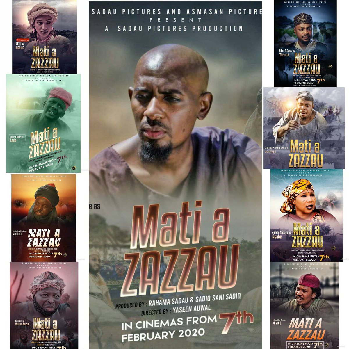 Abdulhamied_AA's tweet image. MATI A ZAZZAU is a movie rich in cultural and traditional heritage, it will come live on your screen on 7th Feb, 2020, at Ado Bayero mall. You can't afford to miss this blockbuster movie.

Producers: @Rahma_sadau  &amp;amp; @SaddiqSaniSaddi 
Director: @yaseenauwal 
#MatiAZazzau #7thFeb