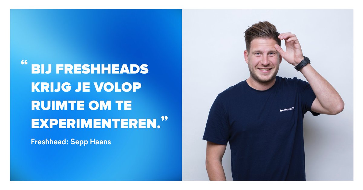 "Er hangt echt een “start-up vibe”: het is een platte organisatie waar je de ruimte krijgt om te experimenteren." Benieuwd waar een Growth Hacker bij Freshheads zich mee bezig houdt? Sepp vertelt: medium.com/freshheads/een…
#Freshheads #digitalagency #growth #growthhacking #online