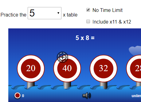 HelpingWithMath's tweet image. More long overdue maintenance - target multiplication tables game  now has x11 and x12 questions as options as opposed to them being mandatory. helpingwithmath.com/resources/game…