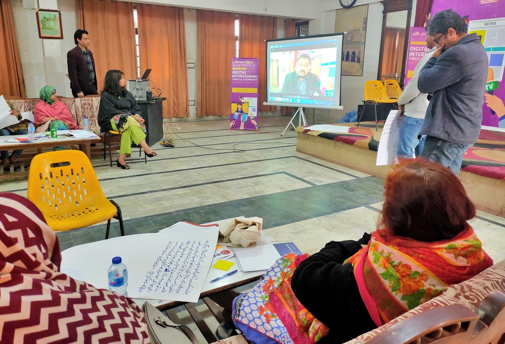 GnmIonline's tweet photo. Participants present their digital stories produced during the workshop on gender-based violence.
@usconsulatekhi #GNMI #GBV #DigitalInterviewing #journaliststraining #Hyderabadpressclub https://t.co/YNcnPcE97o